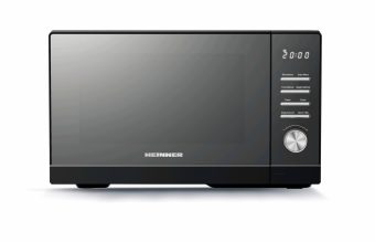 CUPTOR CU MICROUNDE HEINNER HMW-MD25DMRBK, Putere 800W, Capacitate 25L, Control digital, 5 trepte de putere, Timer, Geam oglinda, Negru