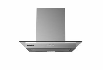 HOTA DECORATIVA HEINNER HDCH-MD630GIX, Latime 60cm, Putere absorbtie 630m3/h, 3 trepte de viteza, Lumina LED, 1 filtru aluminiu, Butoane tip “Push”, Inox/sticla