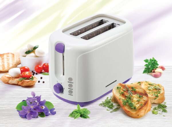 PRAJITOR DE PAINE HEINNER TP-750UV, Putere 750W, 6 nivele de rumenire, Oprire automata, Ultraviolet - imagine 4
