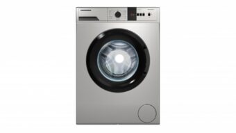 MASINA DE SPALAT RUFE HEINNER HWM-VT0610CHSD++, Clasa D, 6Kg, 1000RPM, Display digital, Argintiu