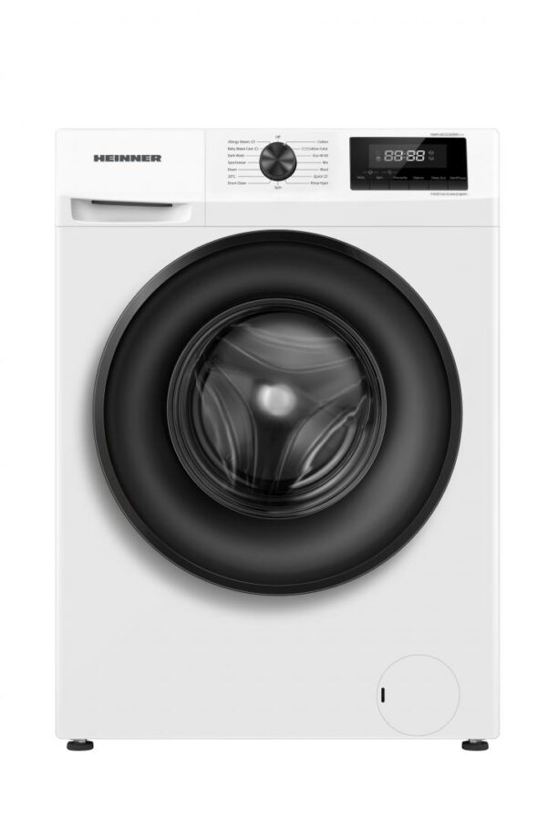 MASINA DE SPALAT RUFE SLIM HEINNER HWM-H6010IVSMC+++, Clasa C, 6Kg, 1000RPM, Motor Inverter, Display digital, Alb