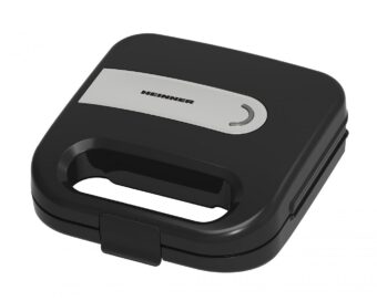 SANDWICH MAKER HEINNER SM-K750FSBK, Putere 750W, Capacitate: 2 sandwich-uri, Placi antiadezive fixe tip sandwich, Negru
