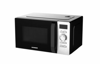 CUPTOR CU MICROUNDE HEINNER HMW-D2060BK, Capacitate 20L, Putere 700W, Control digital, Display LED, Negru/Inox