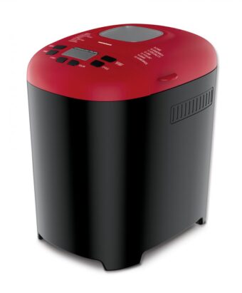 MASINA DE PAINE HEINNER HBM-915BKR, Putere 550W, Capacitate 700-900g, 15 programe, Negru/Rosu