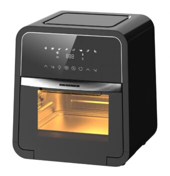 FRITEUZA CU AER CALD HEINNER MASTERFRY HAF-B12BK2000, 2000W, Functie cuptor, Capacitate: 12L, Display digital, 8 programe presetate, negru