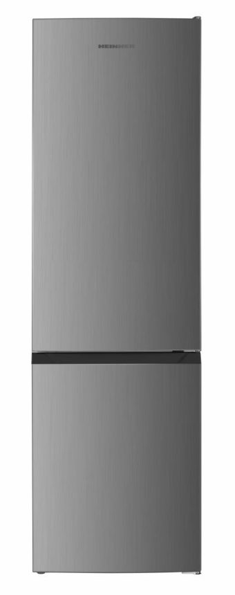 COMBINA FRIGORIFICA HEINNER HC-HM262INVXD, Clasa D, 262L, Control electronic cu termostat ajustabil, Lumina LED, Usa reversibila, Aspect Inox