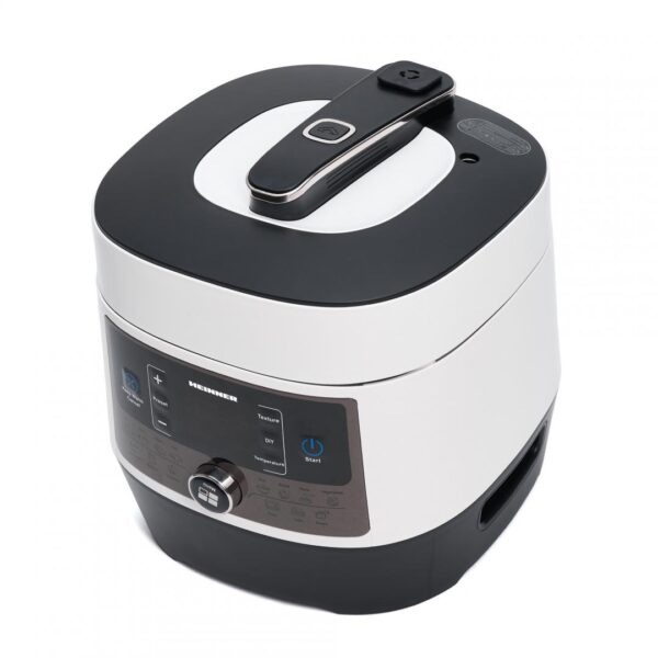 MULTICOOKER CU PRESIUNE HEINNER HPCK-6WH, Capacitate 4.5L, 14 programe, Vas antiadeziv detasabil, Timer, Presiune reglabila, Display LED, Alb - imagine 2