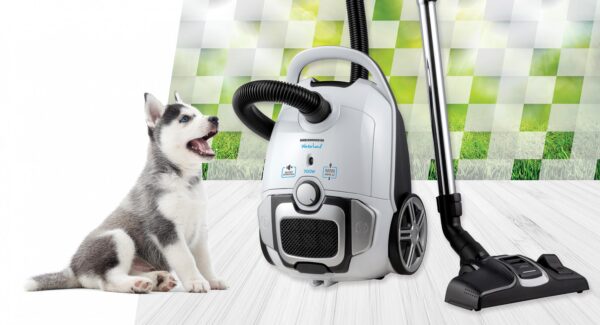 ASPIRATOR CU SAC HEINNER HVC-M700WH, Putere 700W, Filtru HEPA 12, Perie ECO, Sac textil 3L, Tub din metal, Viteza variabila, Alb - imagine 3