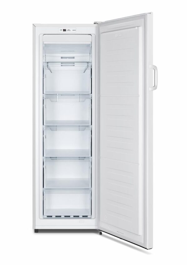 CONGELATOR HEINNER HFF-HS194NFE++, Clasa E, 194L, Multi Airflow, Display in interior, Control electronic, 6 compartimente, H 169.1cm, Alb - imagine 2
