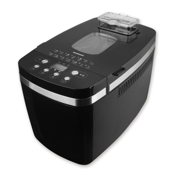 MASINA DE PAINE HEINNER HBM-D850BK2P, Putere 850W, 14 programe, Timer 13 ore, Functie mentinere temperatura, Control digital, Negru/Argintiu