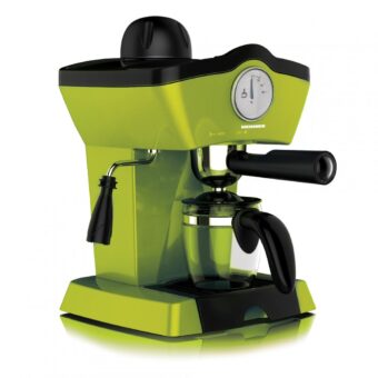 ESPRESSOR HEINNER CHARM HEM-200GR, Putere 800W, Capacitate 250ml, Presiune 3.5Bar, Filtru inox, Verde