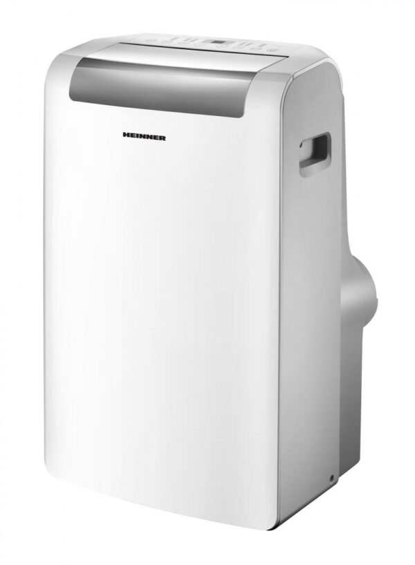 AER CONDITIONAT MOBIL HEINNER HPAC-12WH, Clasa A, 11600BTU, Functie incalzire, Display LED, Timer, Dezumidificare, Kit instalare inclus, Alb - imagine 2