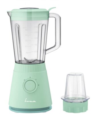 BLENDER DE MASA FRAM FBL-R600GBL, Putere 600W, 2 Viteze + Pulse, Bol 1.5L, Rasnita, Vernil