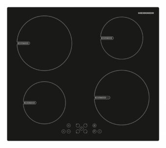 PLITA INCORPORABILA INDUCTIE HEINNER HBHI-V591BTC, 4 zone de gatit, Latime 60cm, Touch control, Boost 1 zone, Negru