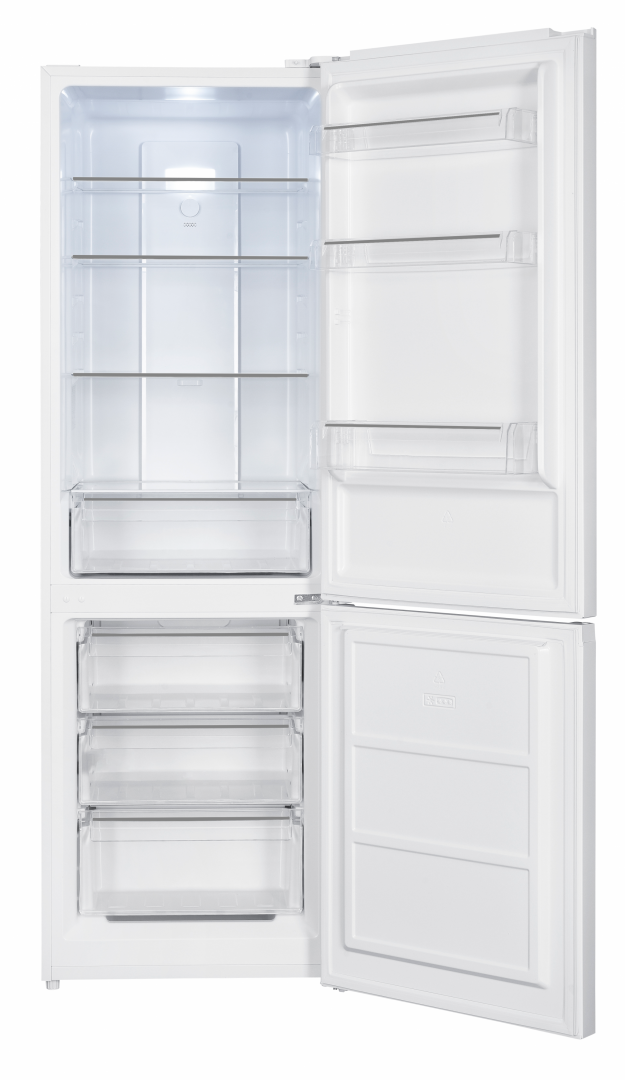 COMBINA FRIGORIFICA HEINNER HCNF-HM293E++, Clasa E, No Frost, 293L, Lumina LED, Control electronic, H 186cm, Alb - imagine 2