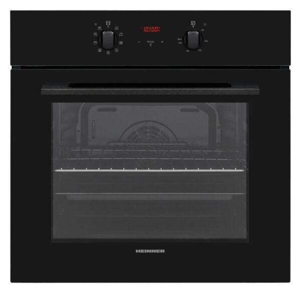CUPTOR INCORPORABIL HEINNER HBO-V659GCD-GBK, Clasa A, Capacitate 65L, 9 functii, Multifunctional, Grill, Ventilatie, Timer, Display touch, Sticla neagra
