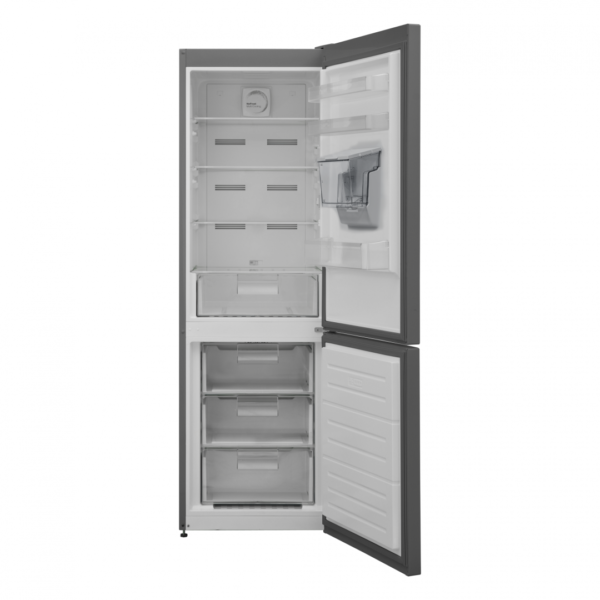 COMBINA FRIGORIFICA HEINNER HCNF-V291XWDE++, Clasa E, 294L, No Frost, Display interior, Dozator apa, Freezer Shield, Iluminare LED, Control electronic, H 186 cm, Aspect inox - imagine 2