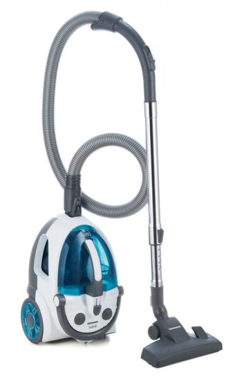 ASPIRATOR FARA SAC HEINNER HVC-V800WBL, Putere 800W, Putere absorbtie: >170W, Capacitate recipient 2L, Tija telescopica din metal, Accesorii 2 in 1, Perie canapea, Alb/Albastru