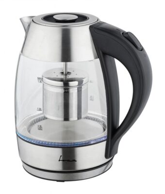 FIERBATOR ELECTRIC CU FILTRU CEAI FRAM FEK-MTF2200G, Putere 1850-2200W, Capacitate 1.8L, Filtru detasabil, Gri