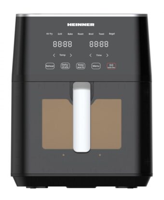 FRITEUZA CU AER CALD HEINNER CYCLONEFRY COOK HAF-M7BK1800, Putere 1500-1800W, Capacitate 7L, Display digital, Termostat reglabil, Negru