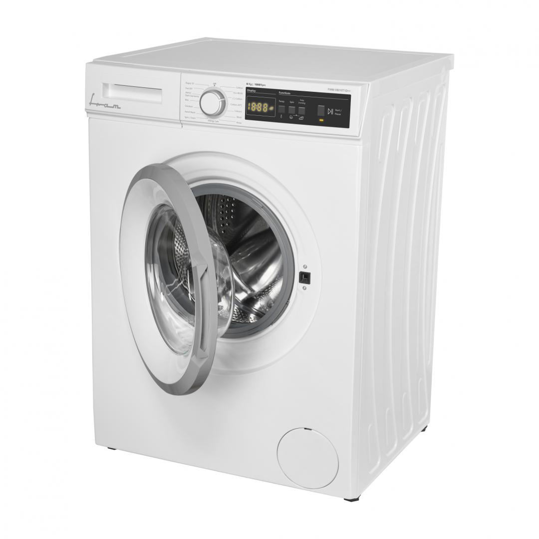 MASINA DE SPALAT RUFE FRAM FWM-V6010T1D++, Clasa D, 6Kg, 1000RPM, Display LED, Anti-sifonare, Eco-Logic, Alb - imagine 3