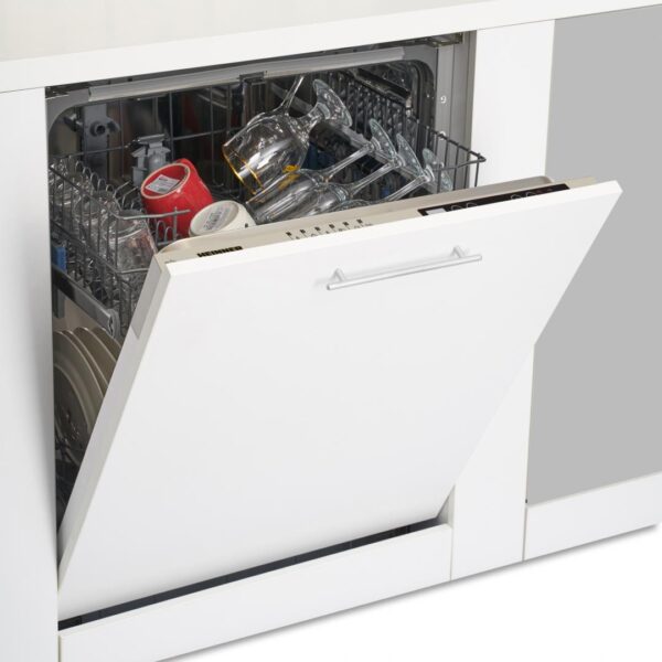 MASINA DE SPALAT VASE INCORPORABILA HEINNER HDW-BI6006IE++, Clasa E, Latime 60cm, 12 Seturi, 6 Programe, Aquastop, Alb - imagine 2