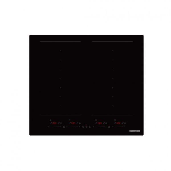 PLITA INCORPORABILA HEINNER HBHI-M4ZB2FXSMTC, Inductie, 4 zone de gatit, Latime 60cm, Bridge, Boost, Slim, Control Touch, Timer, Sticla negra