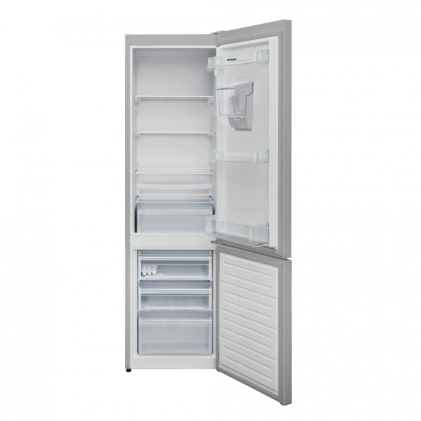COMBINA FRIGORIFICA HEINNER HC-V288SWDE++, Clasa E, 288L, Less Frost, Dozator apa, Control mecanic, H 180cm, Argintiu - imagine 2