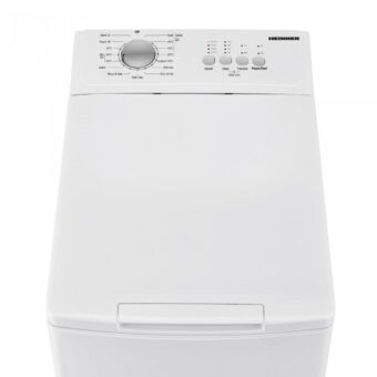 MASINA DE SPALAT RUFE CU INCARCARE VERTICALA HEINNER HWM-TL6010D++, Clasa D, 6Kg, 1000RPM, Display LED, Alb