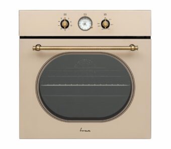 CUPTOR INCORPORABIL FRAM FBO-V659GCA-RGBG, Electric, Clasa A, 65L, Autocuratare catalitica, Timer Analog, Grill, Iluminare, Design rustic, Crem