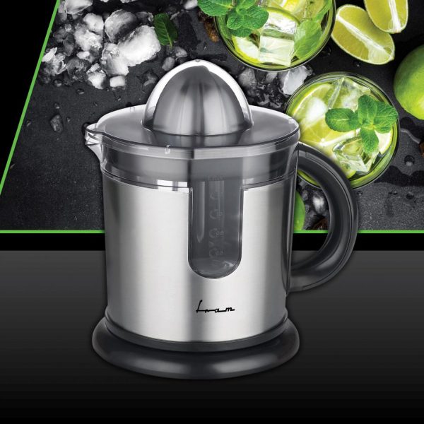 STORCATOR DE CITRICE FRAM FCP-402SS, Putere 40W, 2 conuri, Capacitate 1.2L, Capac protectie, Inox - imagine 3