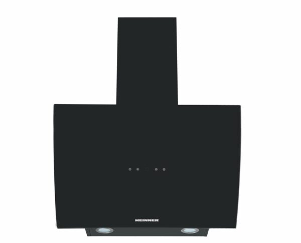 HOTA DECORATIVA HEINNER HDCH-5960RGBK, Clasa B, Latime 60cm, Control touch, Afisaj LED, Putere de absorbtie 576.2 m3/H, Iluminare LED, Sticla neagra