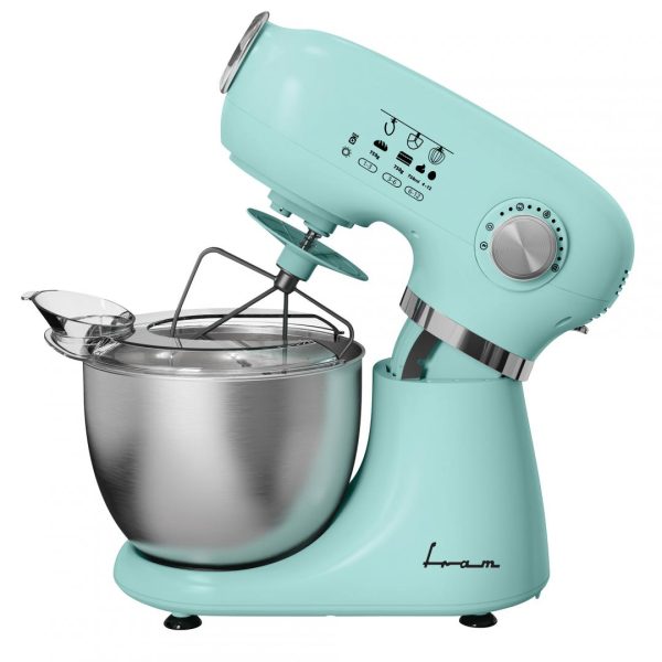 MIXER PLANETAR FRAM FPM-D1010GR, Putere 1000W, Bol inox 5L, 12 viteze + Pulse, Verde - imagine 2