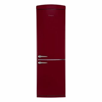 COMBINA FRIGORIFICA FRAM FC-VRR341BDE++, Clasa E, 340L, Less Frost, Control mecanic, H 190.1cm, Burgundi