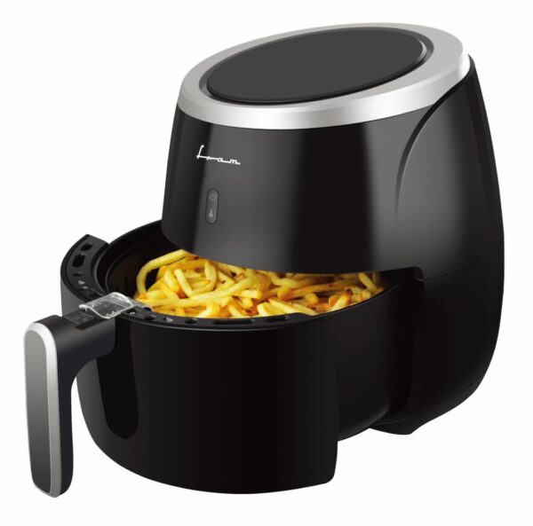 FRITEUZA CU AER CALD FRAM FAF-MD2000BK, Putere 2000W, Capacitate cos 5L, Afisaj digital, Control Touch, Vas detasabil anti-adeziv, Termostat reglabil: 80-200˚C, Negru - imagine 3