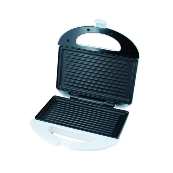 SANDWICH MAKER HEINNER SM-K750W, Putere 750W, Placi antiadezive fixe tip grill, Alb - imagine 3