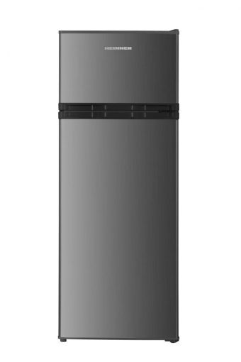 FRIGIDER CU DOUA USI HEINNER HF-HM2206INVXD, Clasa D, 169L, Motor inverter, Control mecanic, Aspect inox