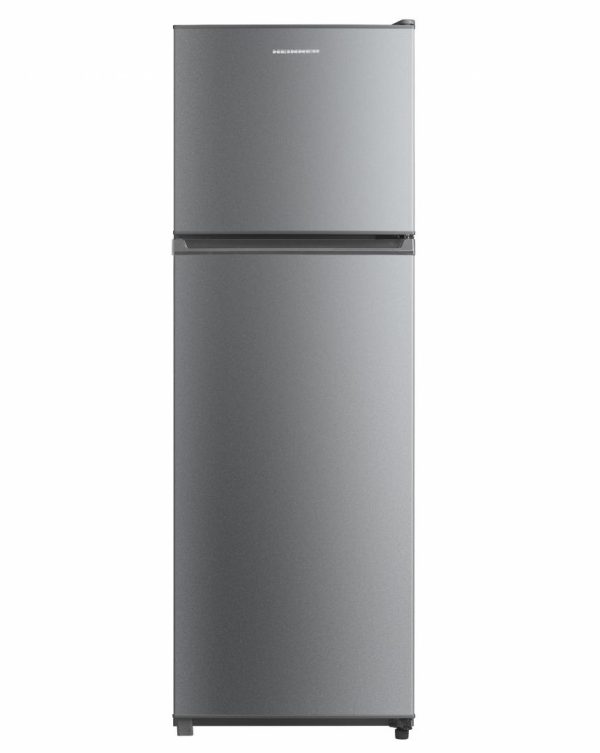 FRIGIDER CU DOUA USI HEINNER HF-M294SE++, Clasa E, 294L, Lumina LED, Usi reversibile, Argintiu