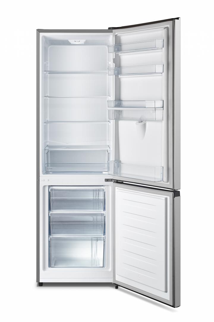 COMBINA FRIGORIFICA HEINNER HC-HS268SWDE++, Clasa E, 268L, Control electronic, Dozator apa, Iluminare LED, H 180cm, Argintiu 2 COMBINA FRIGORIFICA HEINNER HC-HS268SWDE++, Clasa E, 268L, Control electronic, Dozator apa, Iluminare LED, H 180cm, Argintiu - imagine 2