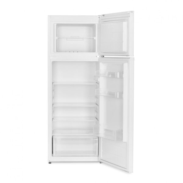 FRIGIDER CU DOUA USI HEINNER HF-V212E++, Clasa E, 212L, Less Frost, Control mecanic, Iluminare LED, H 145cm, Alb - imagine 2