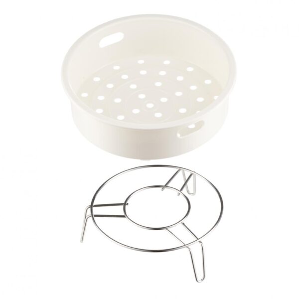 MULTICOOKER CU PRESIUNE FRAM FPCK-R57IX, Putere 1100W, Capacitate 3.7L, Presiune max 0.8bar, 10 programe, Argintiu - imagine 4