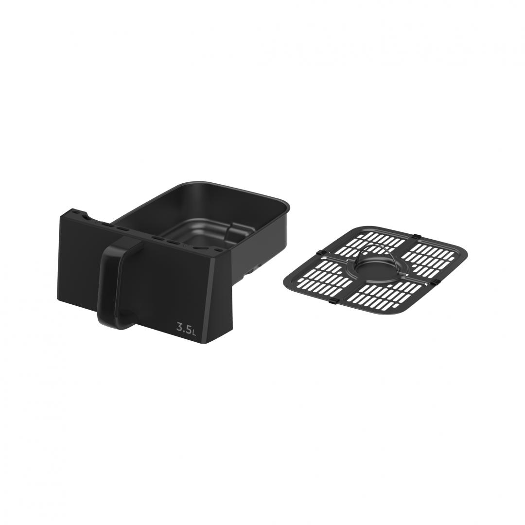 FRITEUZA DUBLA ETAJATA HEINNER INNOVACOOK HAF-C10DBS25BK, Putere 2500W, Capacitate 10L, Control digital, 10 programe, Negru - imagine 5