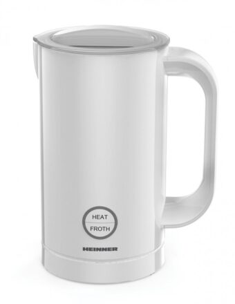 APARAT DE SPUMAT LAPTE HEINNER HMFR-450WH, Putere 450W, 4 functii, LED, Inel spumare magnetic, Alb
