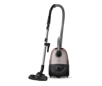 ASPIRATOR CU SAC PHILIPS XD5122/10, Putere 900W, Filtru HEPA, 77dB, Cap de aspirare TriActive, Sac Sbag 4L, Bej