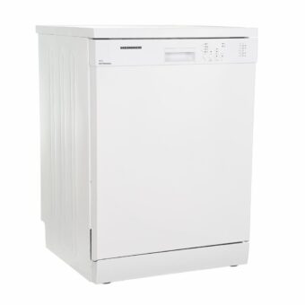 MASINA DE SPALAT VASE HEINNER HDW-FS6006WE++, Clasa E, Latime 60cm, 12 Seturi, 6 programe, Incarcare la jumatate, Aquastop, Alb