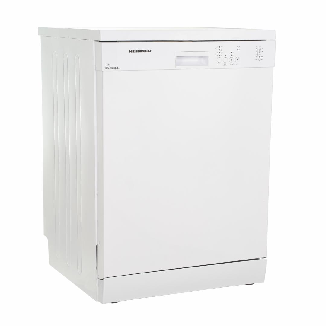 MASINA DE SPALAT VASE HEINNER HDW-FS6006WE++, Clasa E, Latime 60cm, 12 Seturi, 6 programe, Incarcare la jumatate, Aquastop, Alb
