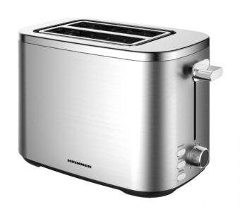 PRAJITOR DE PAINE HEINNER HTP-800SS, 800W, Capacitate 2 felii, 7 niveluri rumenire, Indicator LED luminos, Inox