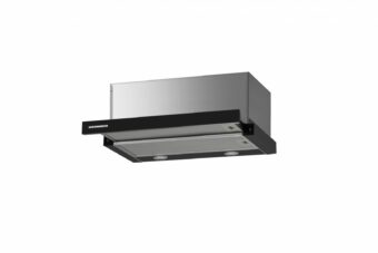 HOTA TELESCOPICA HEINNER HTCH-F660GBK, Putere de absorbtie 611.79 m3/h, 1 motor, Iluminare LED, 59.5 cm, Sticla neagra