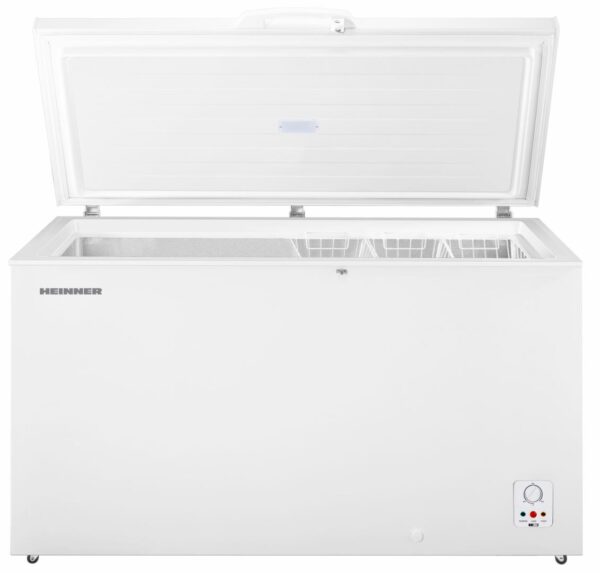 LADA FRIGORIFICA HEINNER HCF-HS420E++, Clasa E, 420L, Inverter, Control mecanic, Incuietoare, Alb - imagine 2