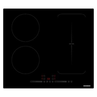 PLITA INCORPORABILA HEINNER HBHI-M4ZB1FXTC, Inductie, 4 zone de gatit, Latime 60cm, Bridge, Boost, Control touch, Timer, Sticla neagra